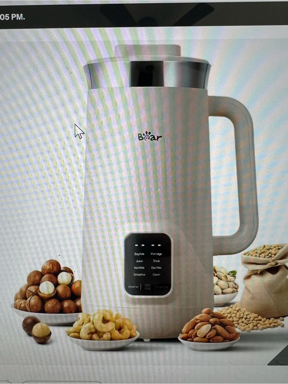 8 in 1 Nut Milk Maker Machine 40oz/1.2L Soy Milk Maker with Self Clean DJJ-E08R1
